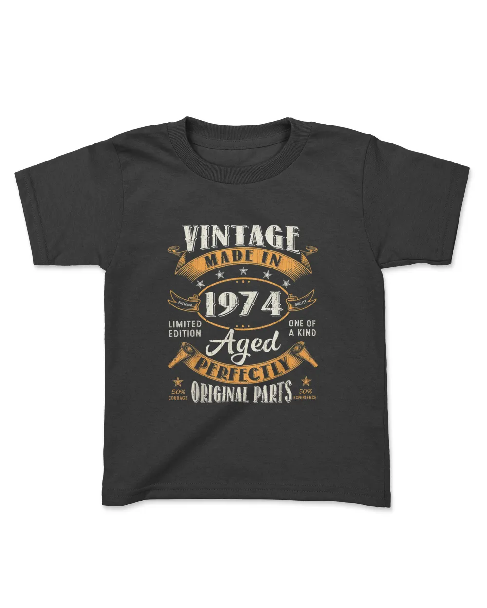 Vintage 49th Birthday Decorations Men Funny 1974 49 Birthday T-Shirt