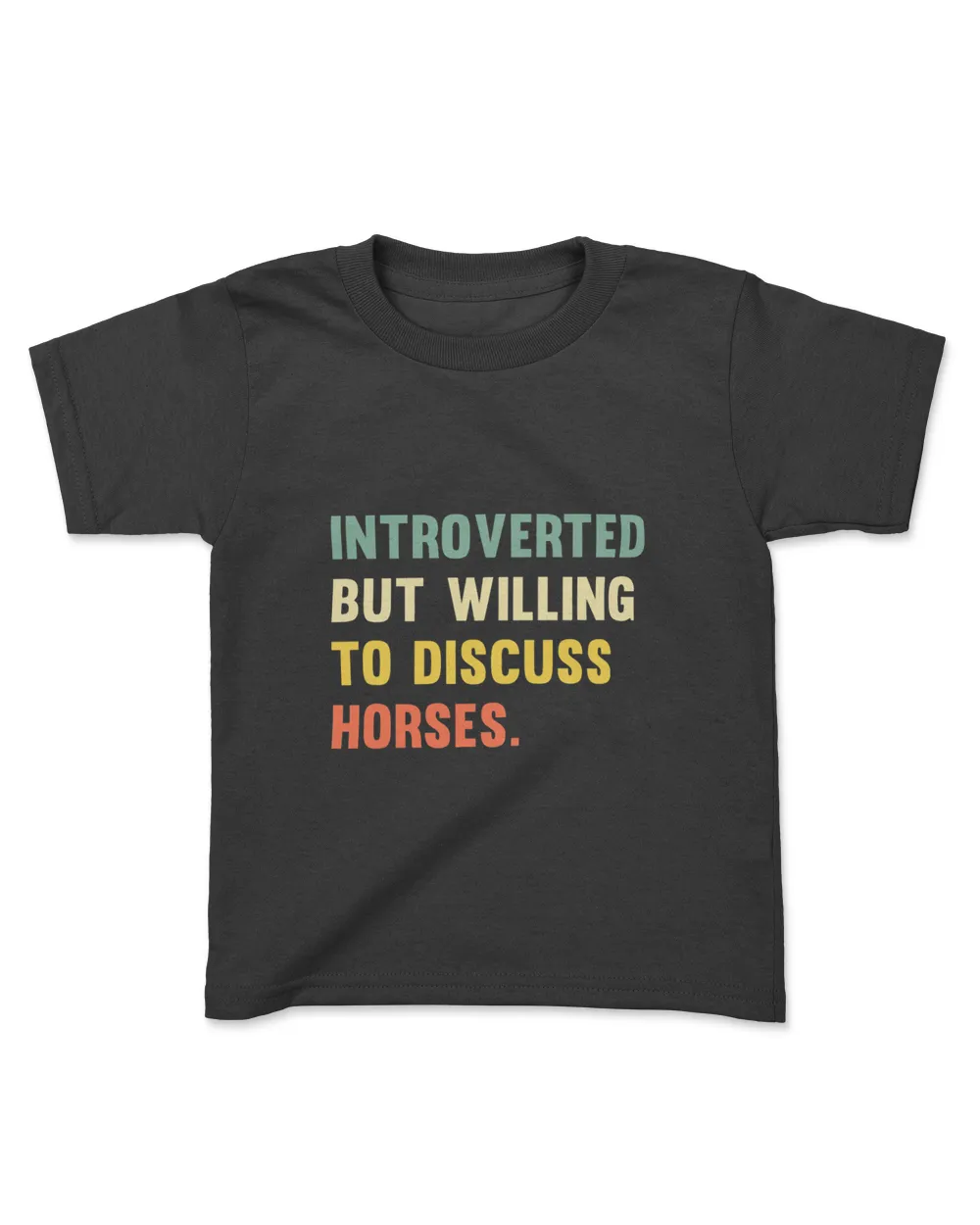 Willing To Discuss Horses Antisocial Funny Vintage