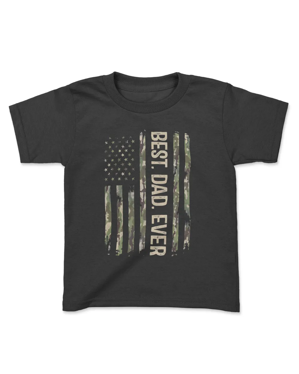 Best Dad Ever American US Flag Camouflage Fathers Day