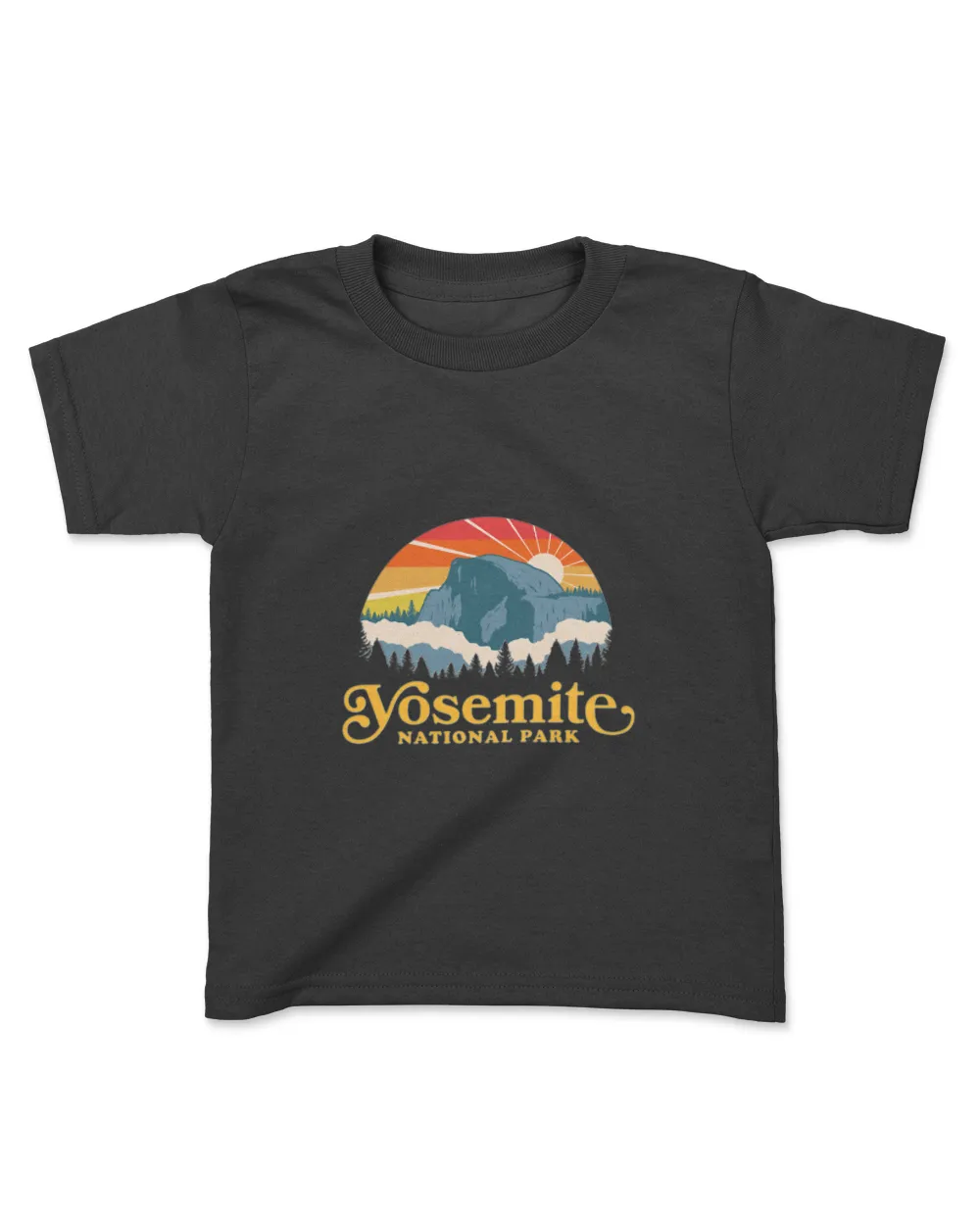 Yosemite National Park Retro Nature Hiking Tshirt Classic T-Shirt