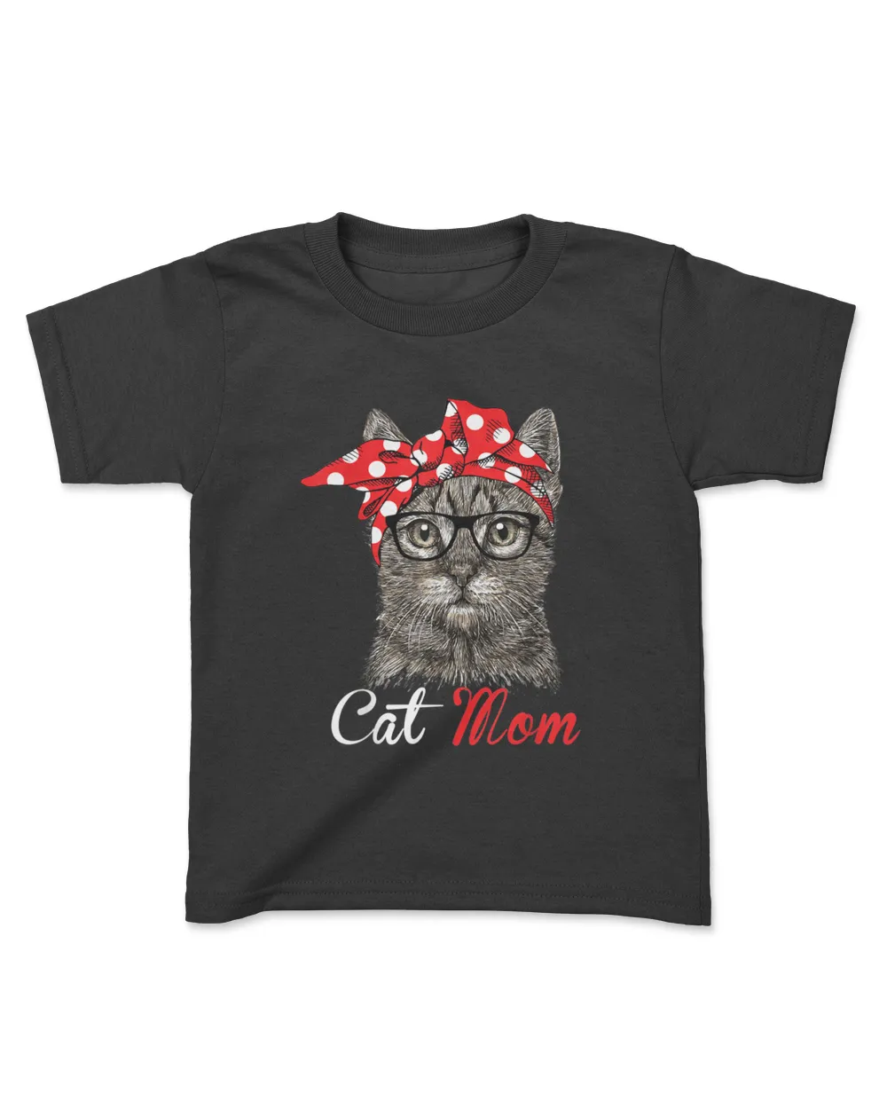 Funny Cat Mom Shirt for Cat Lovers-Mothers Day Gift QTCAT170123A11