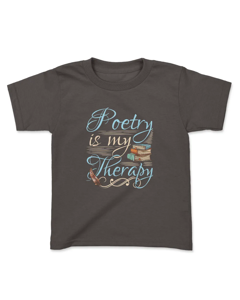 Poetry Is My Therapy Quote World Poetry Day Poet T-Shirt