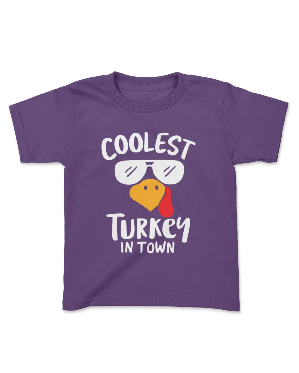 Coolest Turkey in Town Family Matching Funny Custume