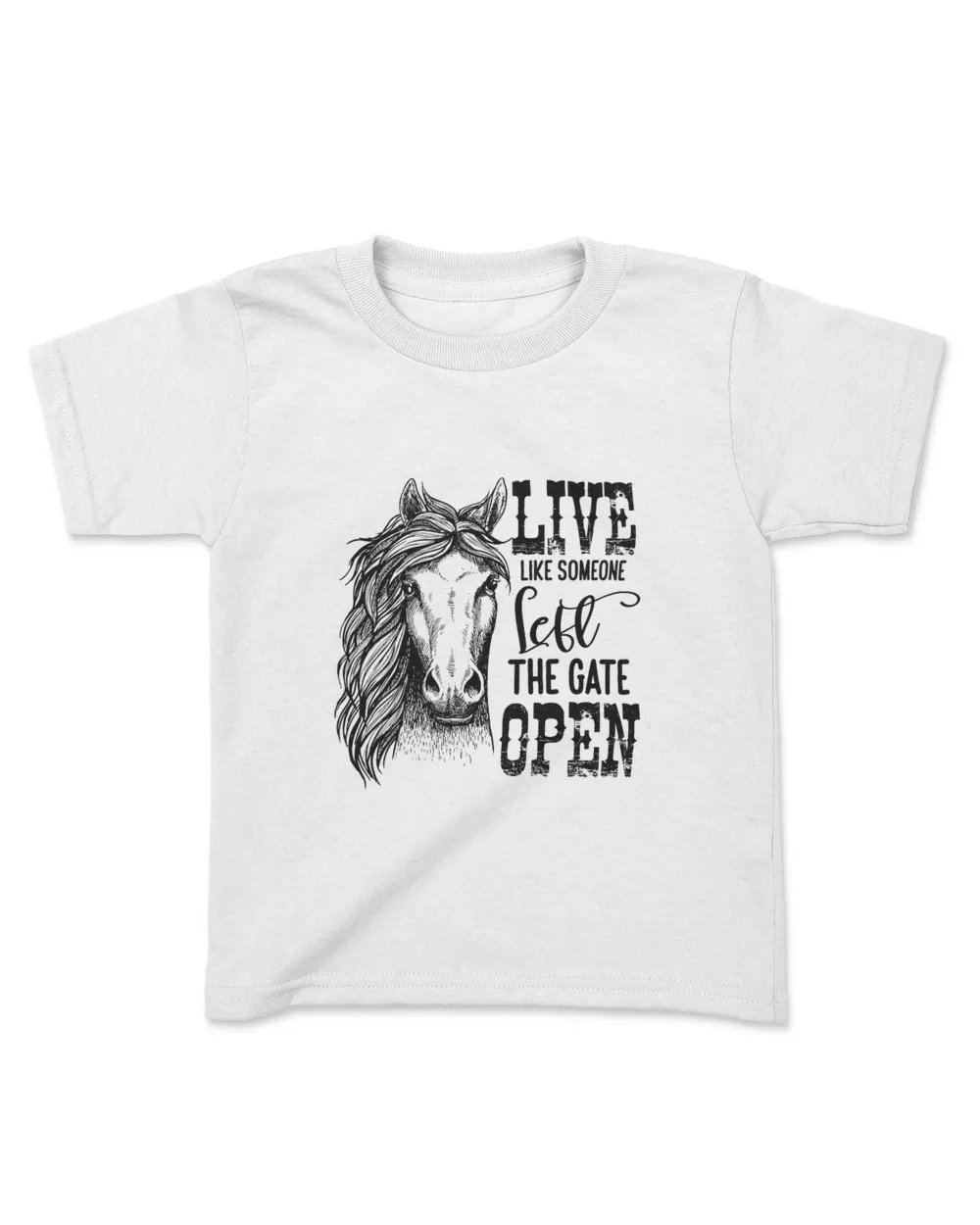 Horse Live Like Someone Left