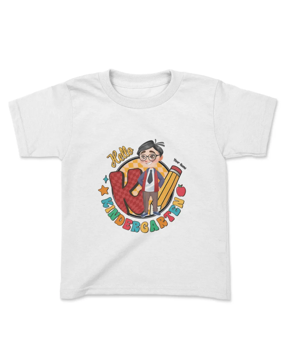 Personalized T-shirt For Kid - Hello School - Personalized Gift For Kid