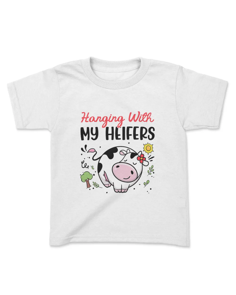 CowShirt Hanging With My Heifers Women Baby Girl Toddler