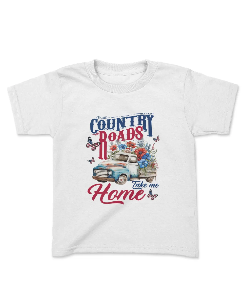 Truck Country Roads Take Flower