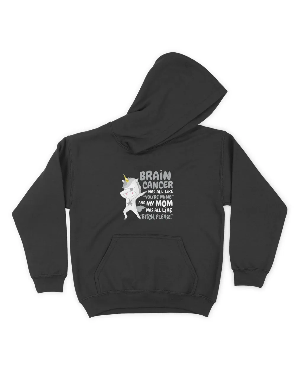My Mom Brain Cancer Survivor Support Quote Unicorn
