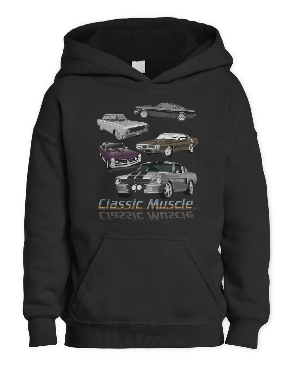 Classic American Muscle Cars Vintage Gift T-shirt