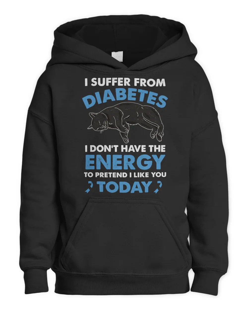 Cat Diabetic Diabetes Awareness Funny Diabetes Diabetic Cat Lover Black Cat