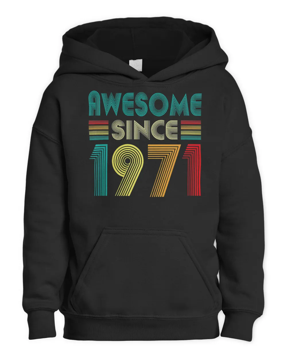 Awesome Since 1971 51st Birthday Gifts 51 Years Old Vintage T-Shirt