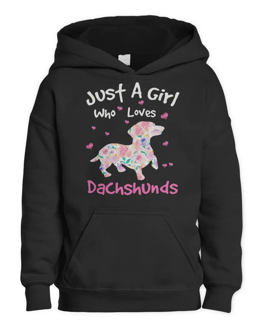 Dachshund Wiener Dog Just A Girl Who Loves Dachshunds Dog Silhouette Flower Gifts Doxie