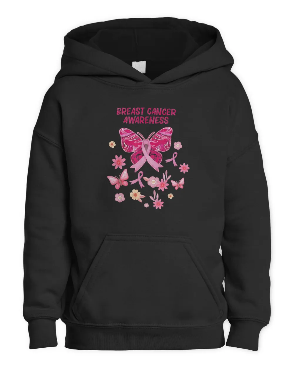 In october We Wear Pink Butterfly Breast Cancer Awar Tee Shirt