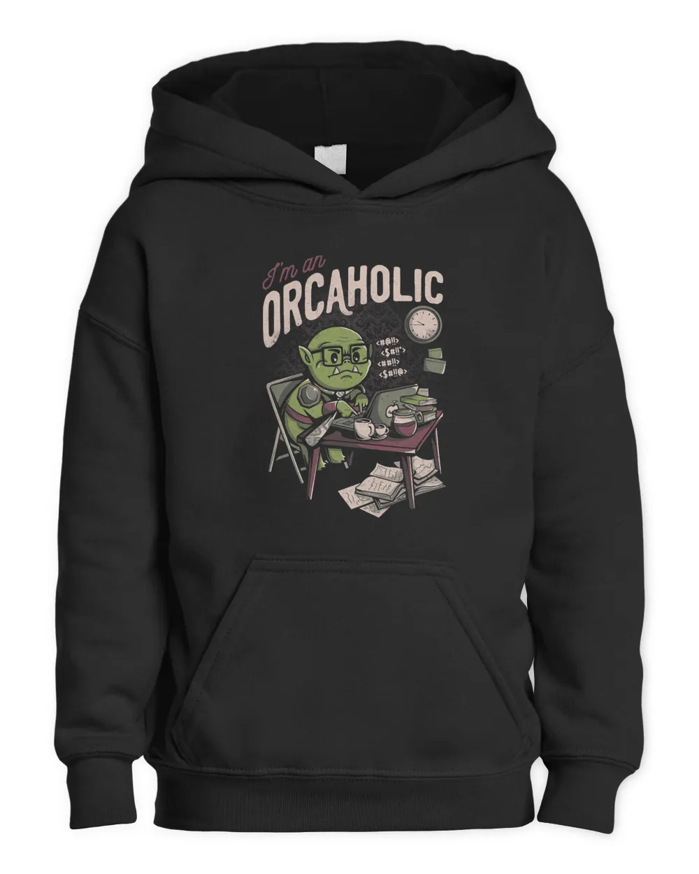 Im A Orcaholic RPG Halloween Funny Home Office555