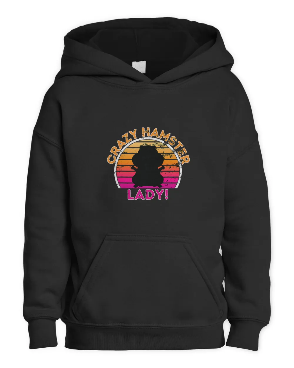 Crazy Hamster Lady Funny Retro Hamster