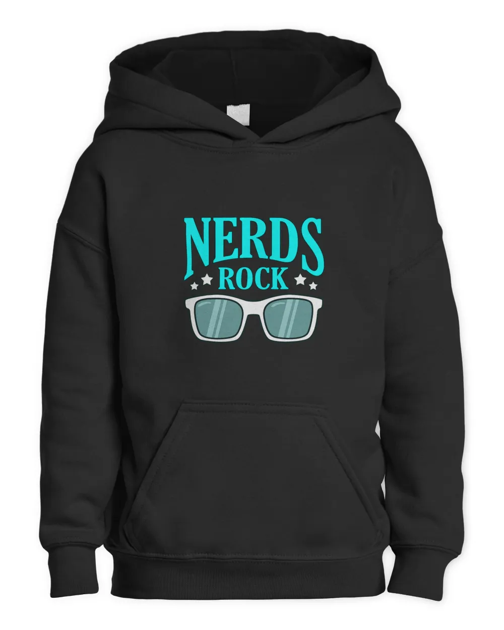 Computer Nerds Rock IT Tech Software Programmer Geek Graphic Kids Pullover Hoodie black xs