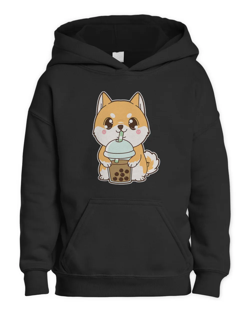 Kawaii Cute Boba Shiba Inu Dog Classic Bubble Pearl Milk Tea 401