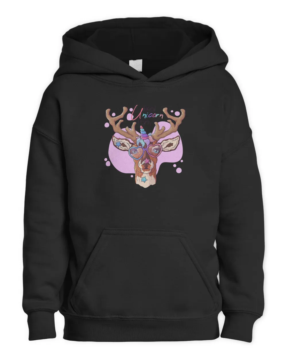 Deer Beautiful Rainbow Reindeer Deer Party Unicorn 40