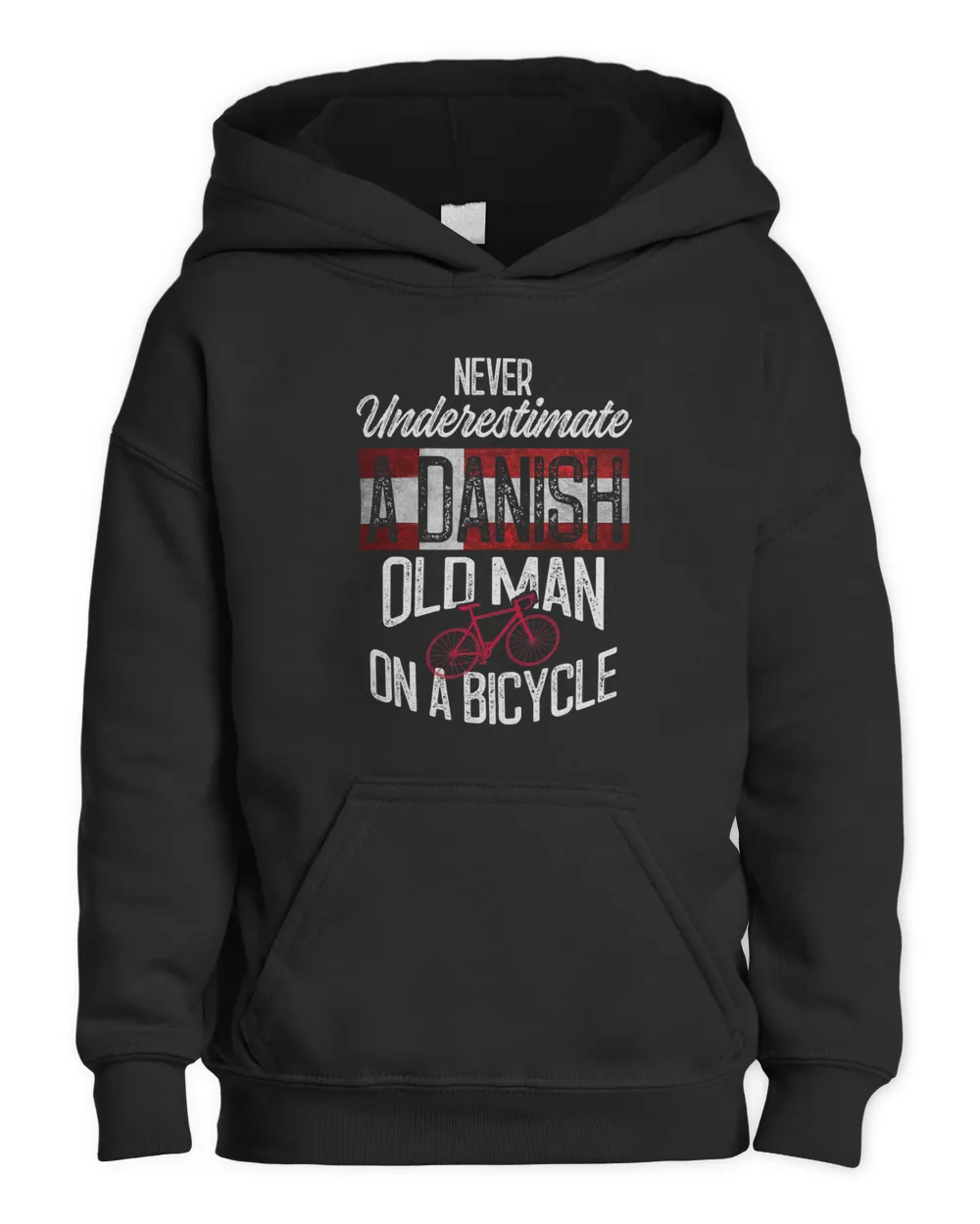 Funny Never Underestimate Danish Old Man On Bicycle Denmark