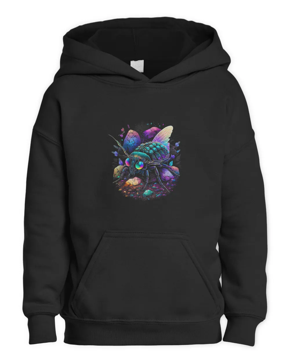 Esoteric Insect Bug Art Crystals Illustration Design 3