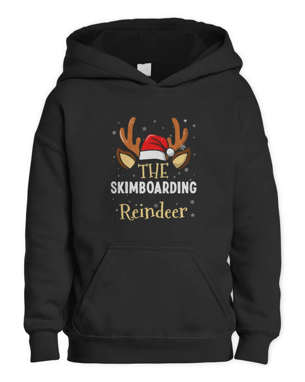 Skimboarding Reindeer Family Matching Christmas Outfit