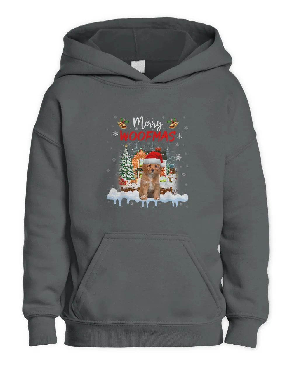 Merry Woofmas Cavapoo Christmas Tree Dog Lover Xmas 105