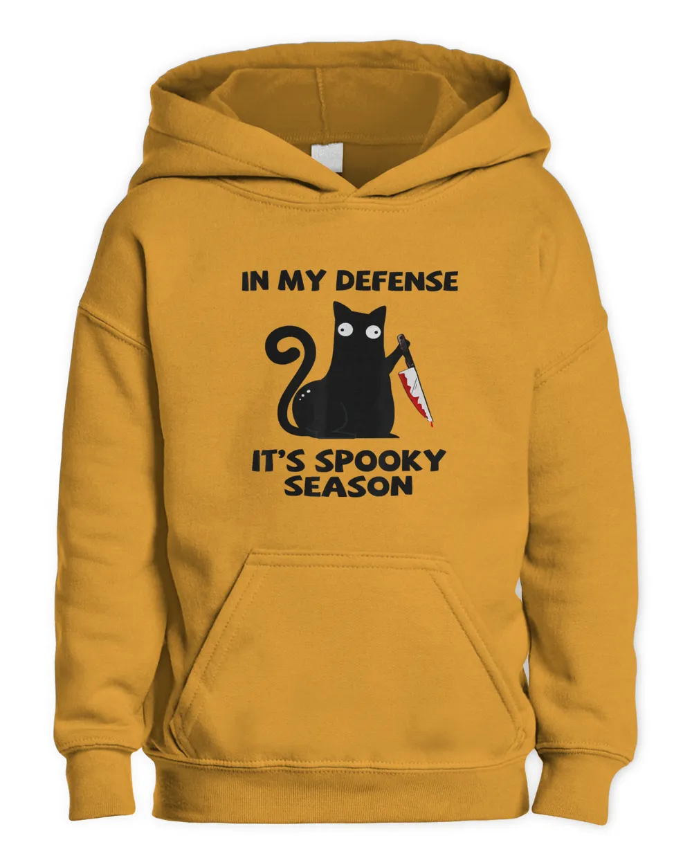 Funny Cat With Bloody Knife In My Defense Its Spooky Season45