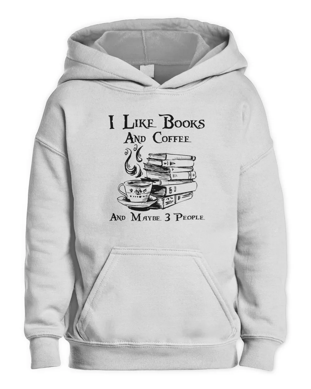 I like books coffee and maybe 3 people 3