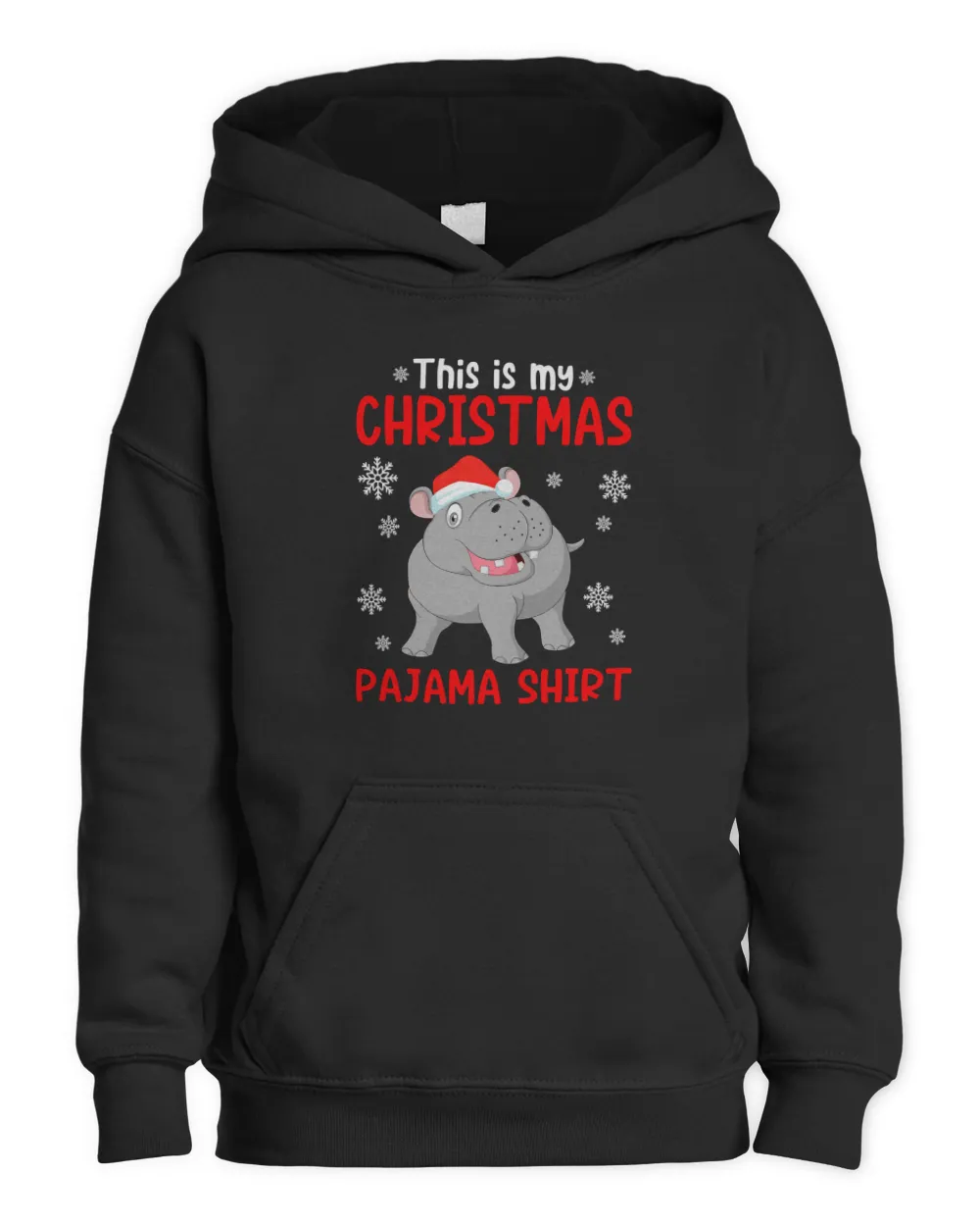 Hippo Pet Funny This Is My Christmas Pajama Hippopotamus Xmas Lights 273