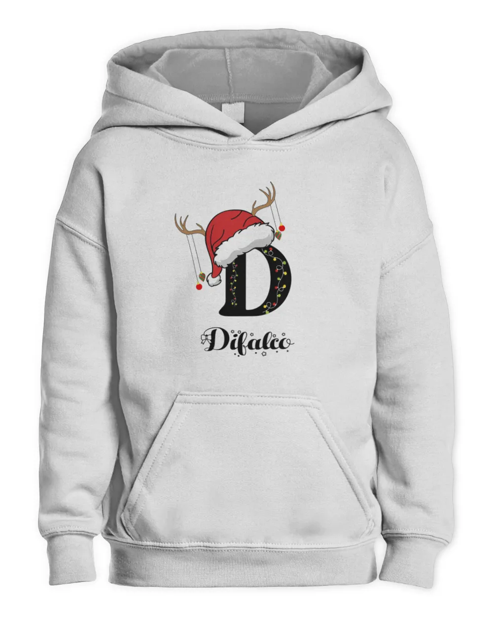 DIFALCO Christmas Kids Pullover Hoodie white xs