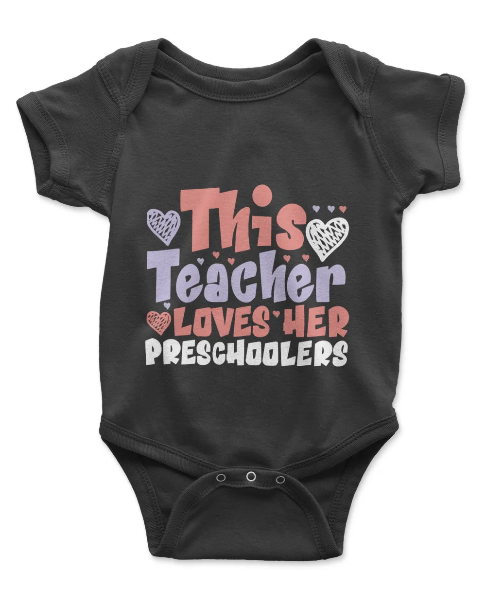 Funny this teacher loves her preschoolers valentines day Essential T-Shirt