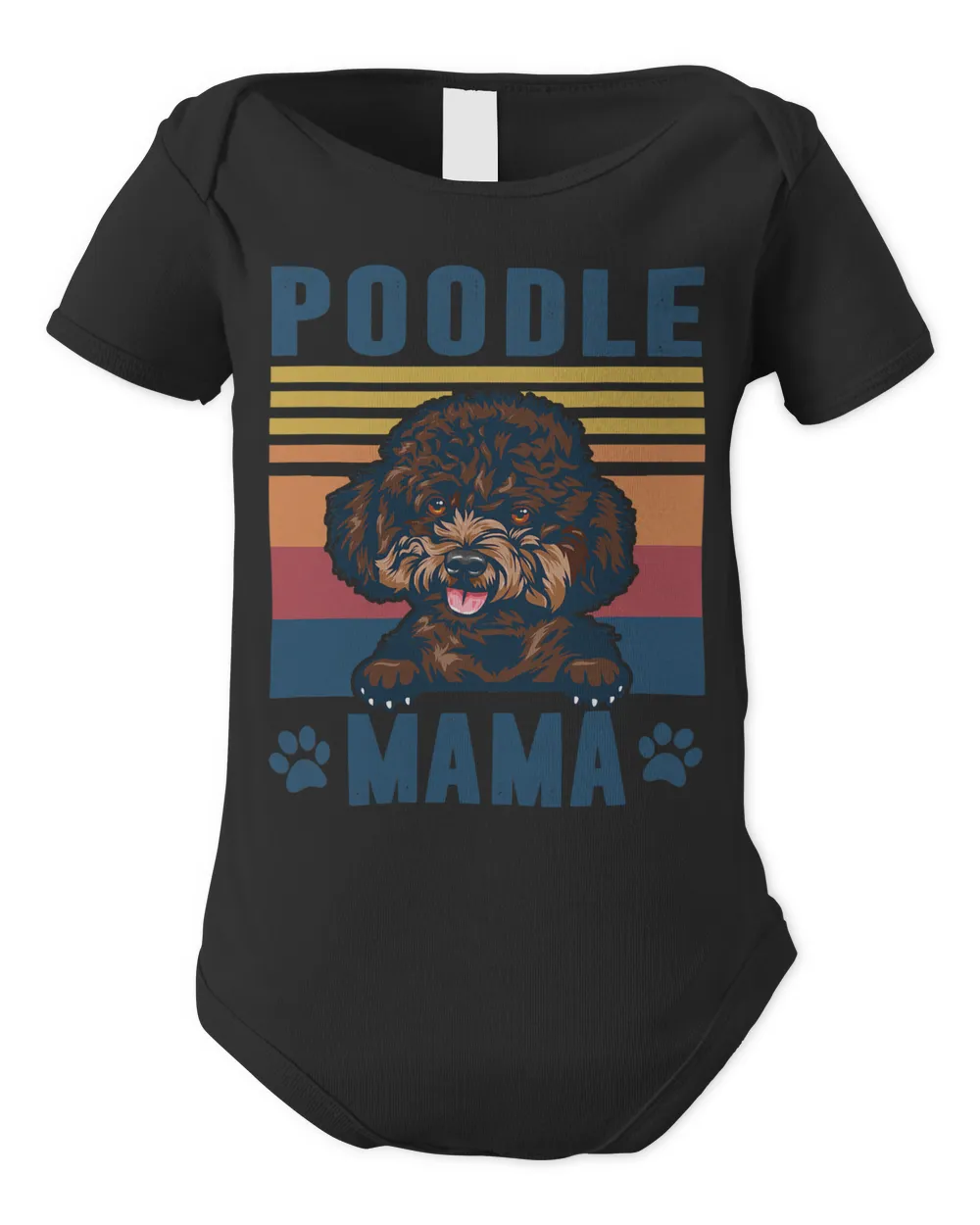 Poodle Mama Mother Retro Gifts Dog Mom