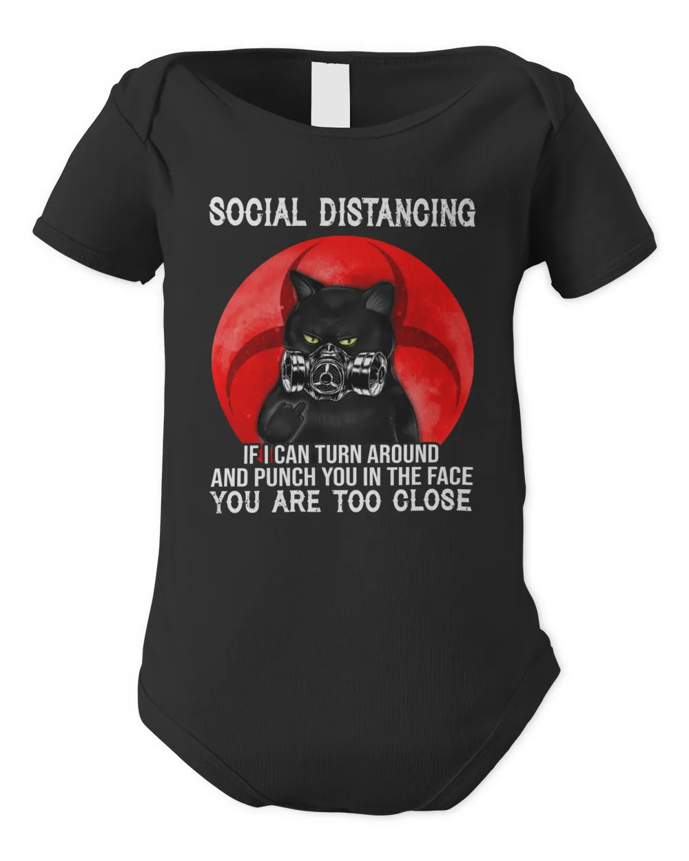 Cat Kitty Social Distancing Punch Black Cat