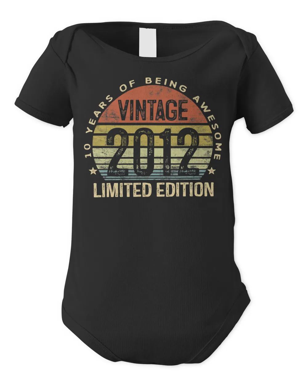 10 Year Old Gifts Vintage 2012 Limited Edition 10th Birthday T-Shirt