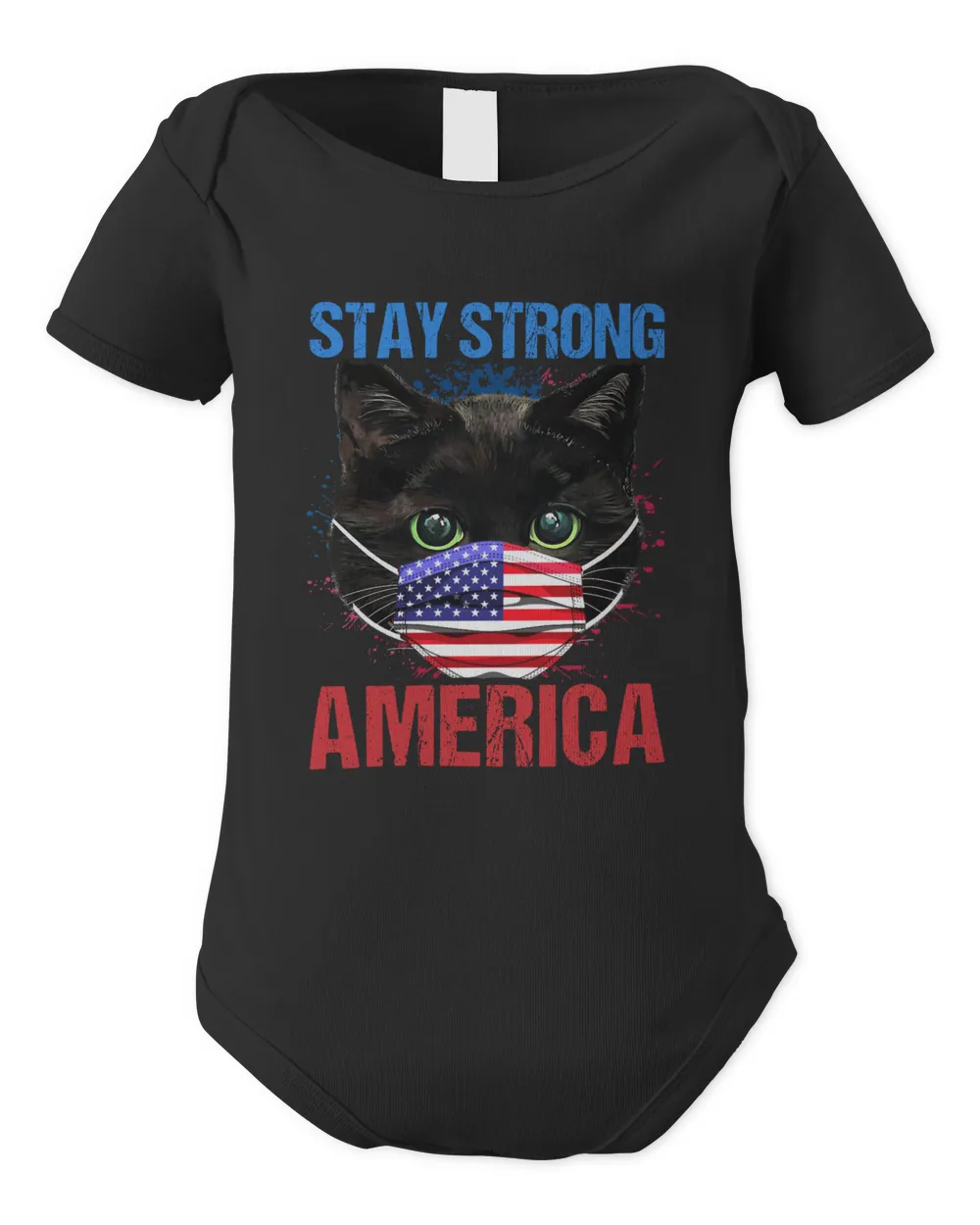 Kitty Stay Strong America Cat