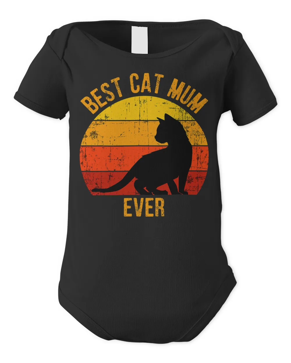 Vintage Retro Best Cat Mum Ever Kitty Lover Mama15 Cat