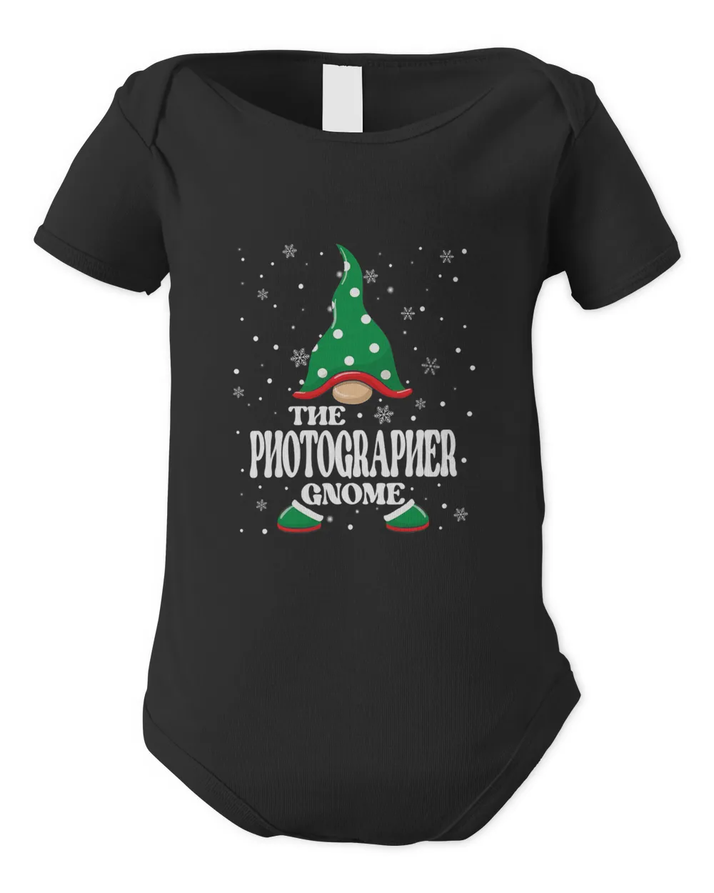 The Photographer Gnome Xmas Pajama Matching Family Group T-Shirt
