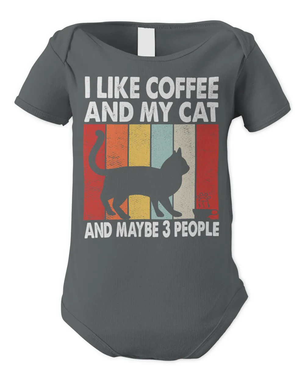 Cat I Like Coffee and My Cat Maybe 3 People Vintage Burmese Cat5 Black Cat