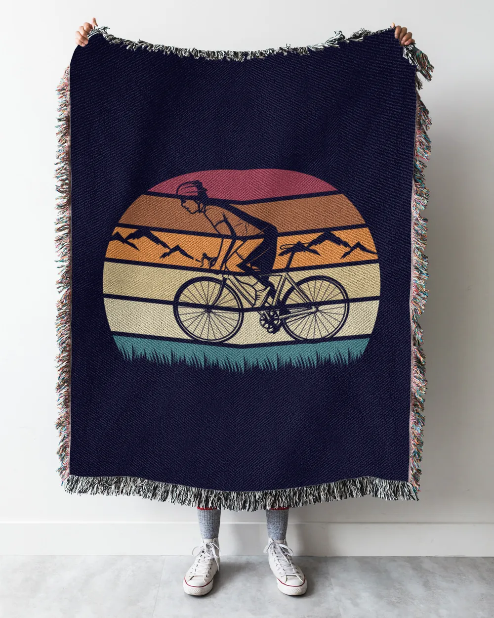 Cycling Boy Vintage Design