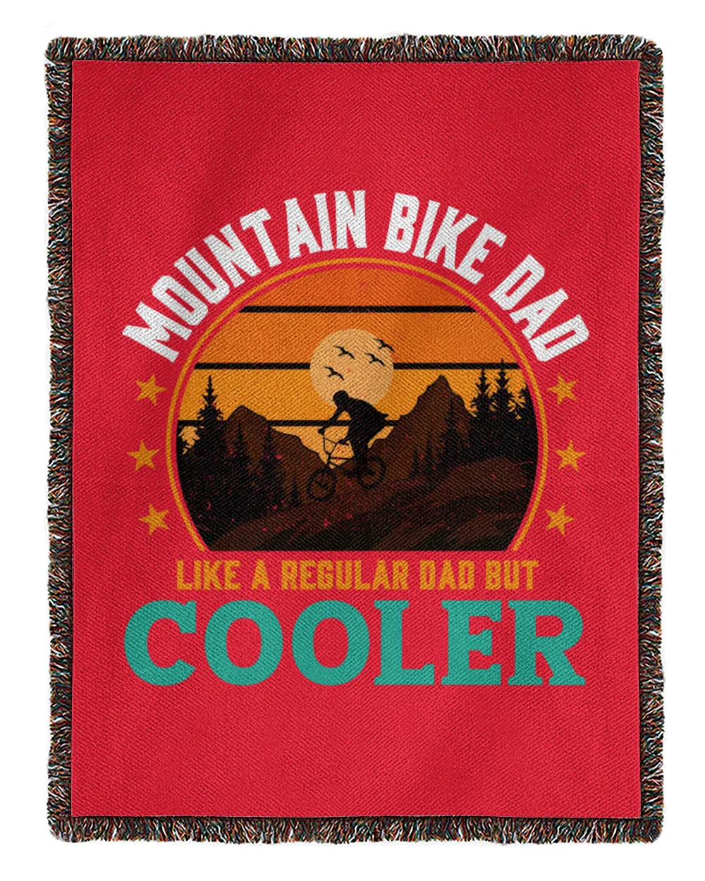 Mountain bike dad like a regular dad but cooler