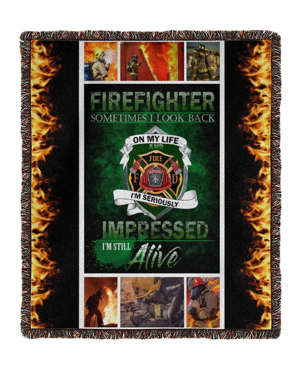 Firefighter Blanket - Quilt