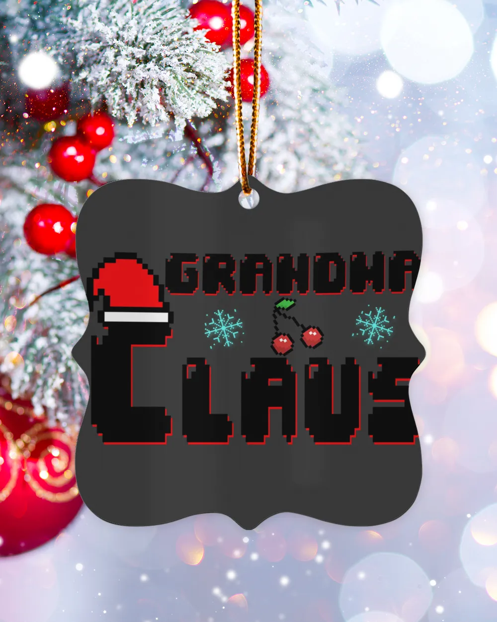 Grandma Claus Ornament