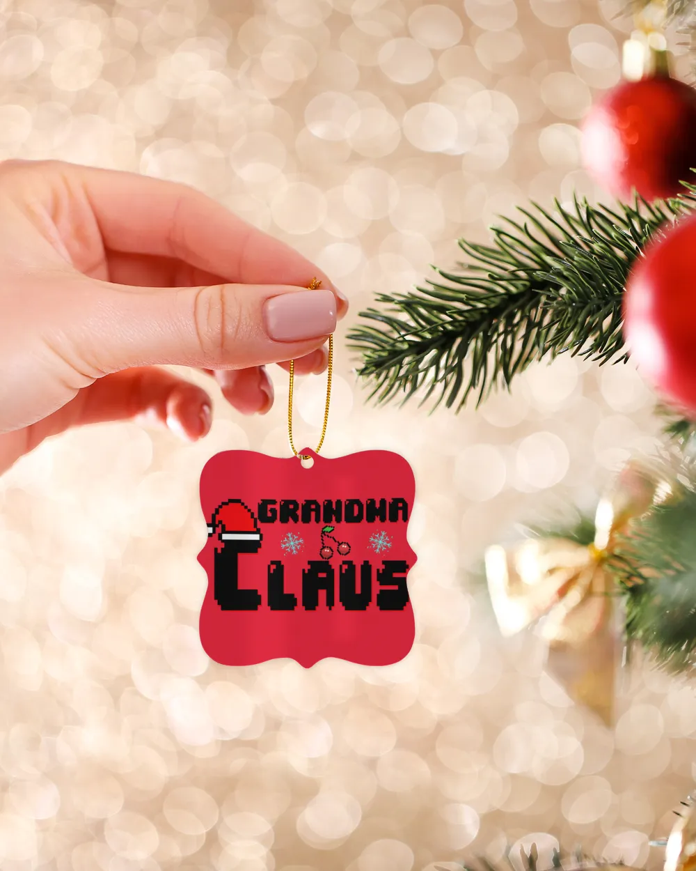 Grandma Claus Ornament