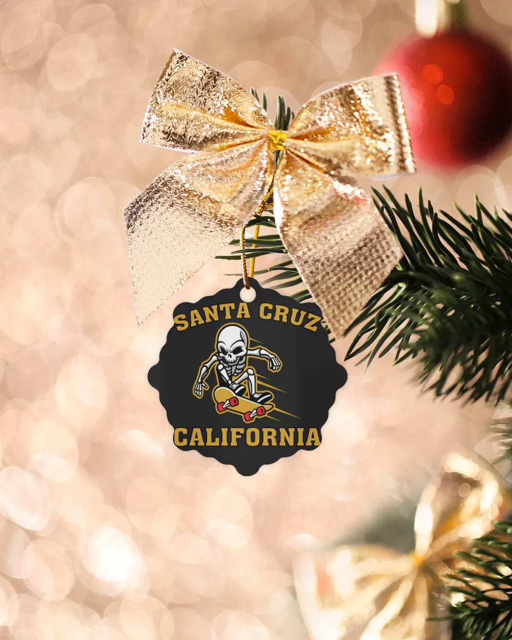 Santa Cruz California Ornament - London