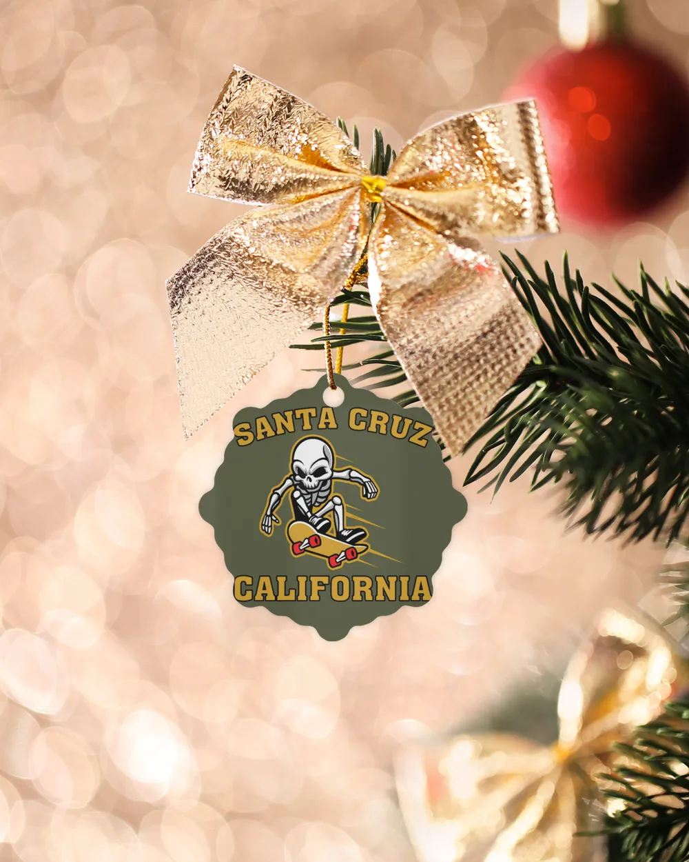 Santa Cruz California Ornament - London