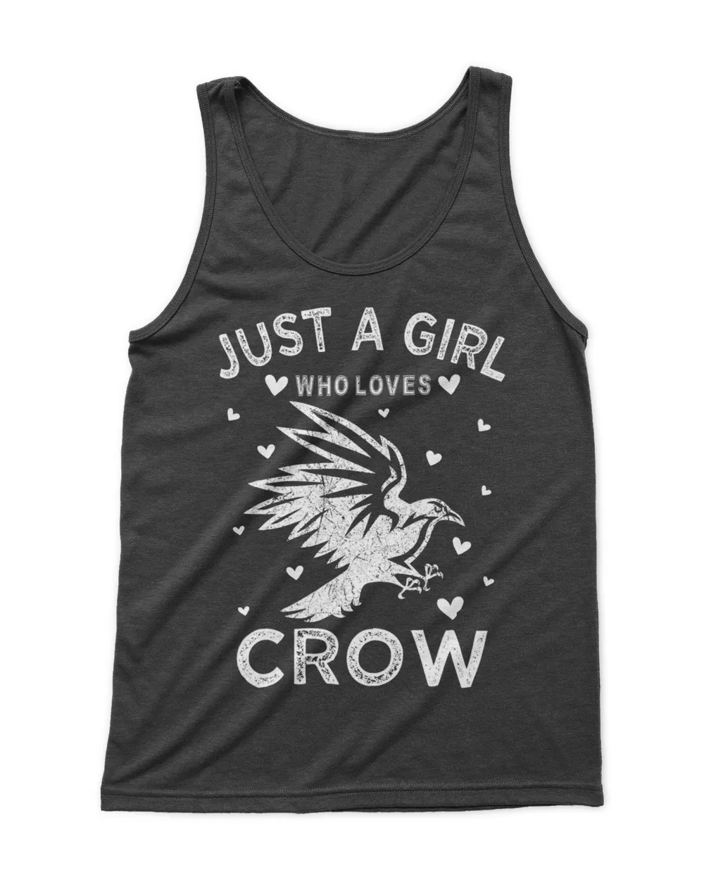 Crow Bird Lover Women Tee Just A Girl Who Loves Crows