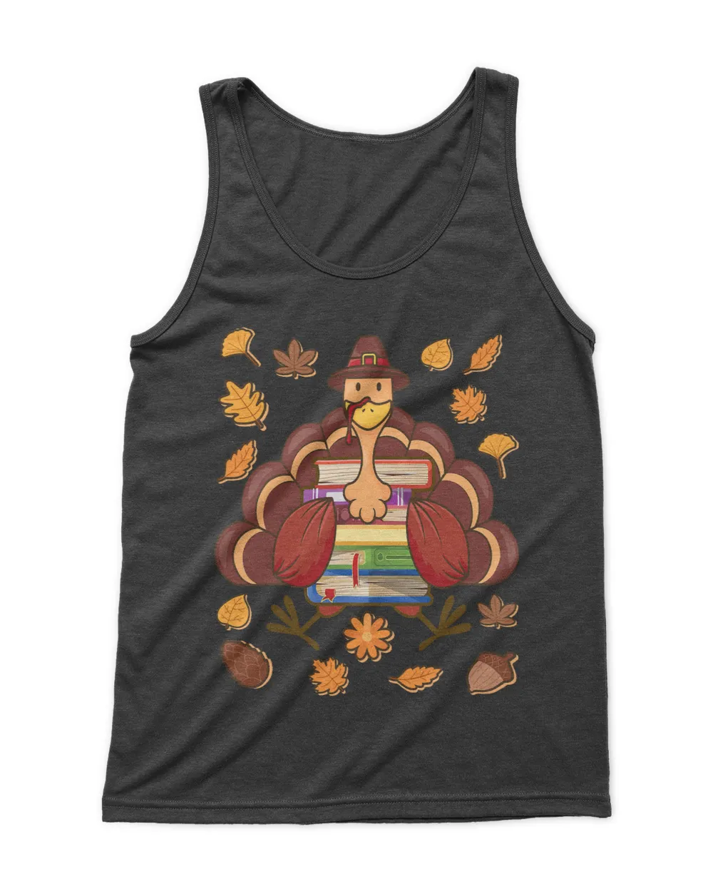 Librarian Book Lover Reader Funny Turkey Thanksgiving Fall