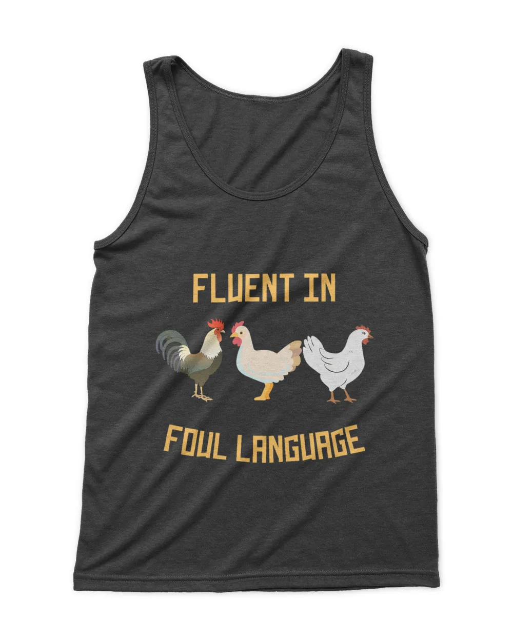 Fluent In Foul Language Chicken Shirts For Women Funny