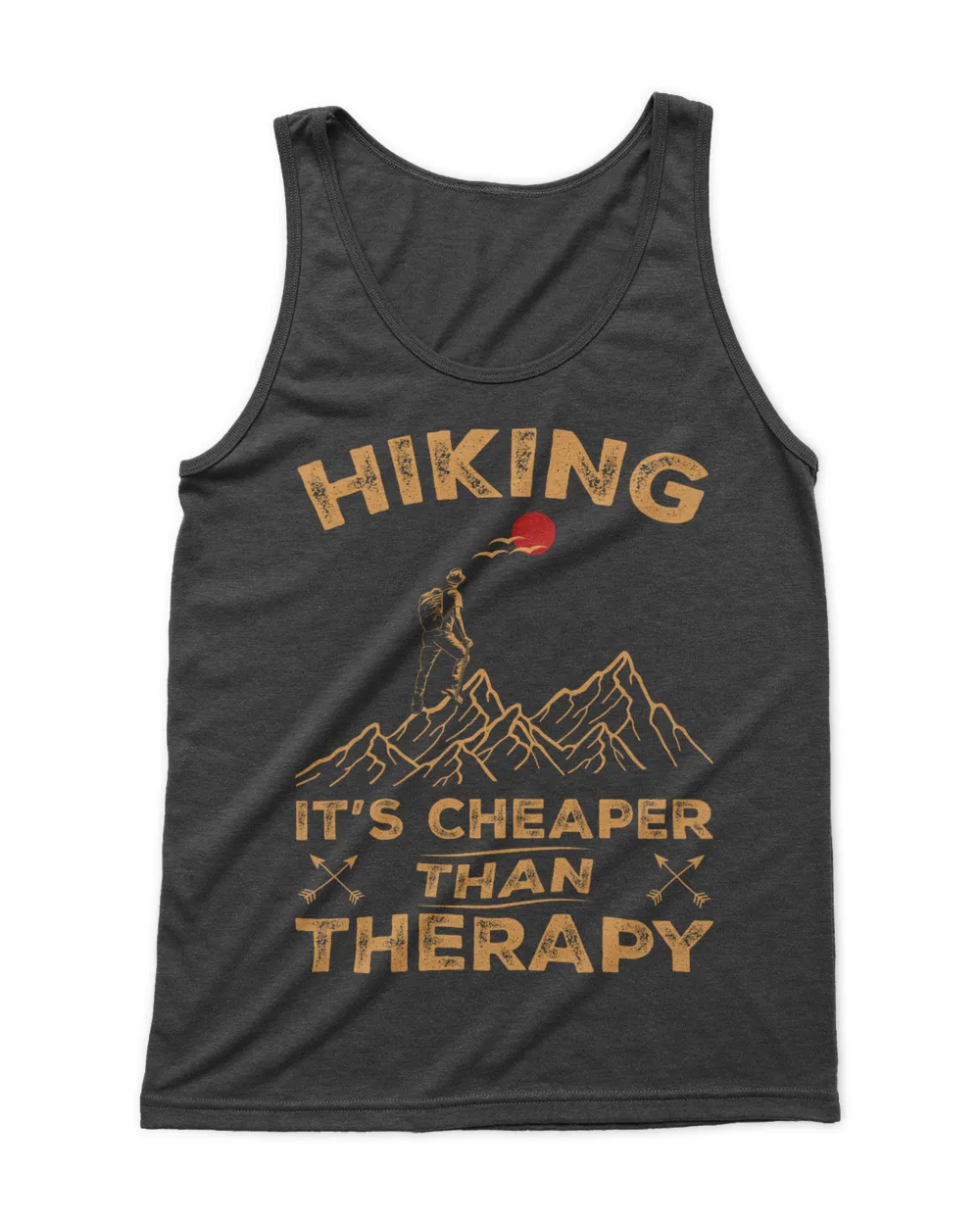 Hiking It's Cheaper Than Therapy T-shirt