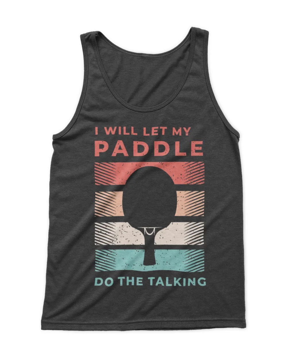 I'll let my paddle do the talking Men's Tank Top black s